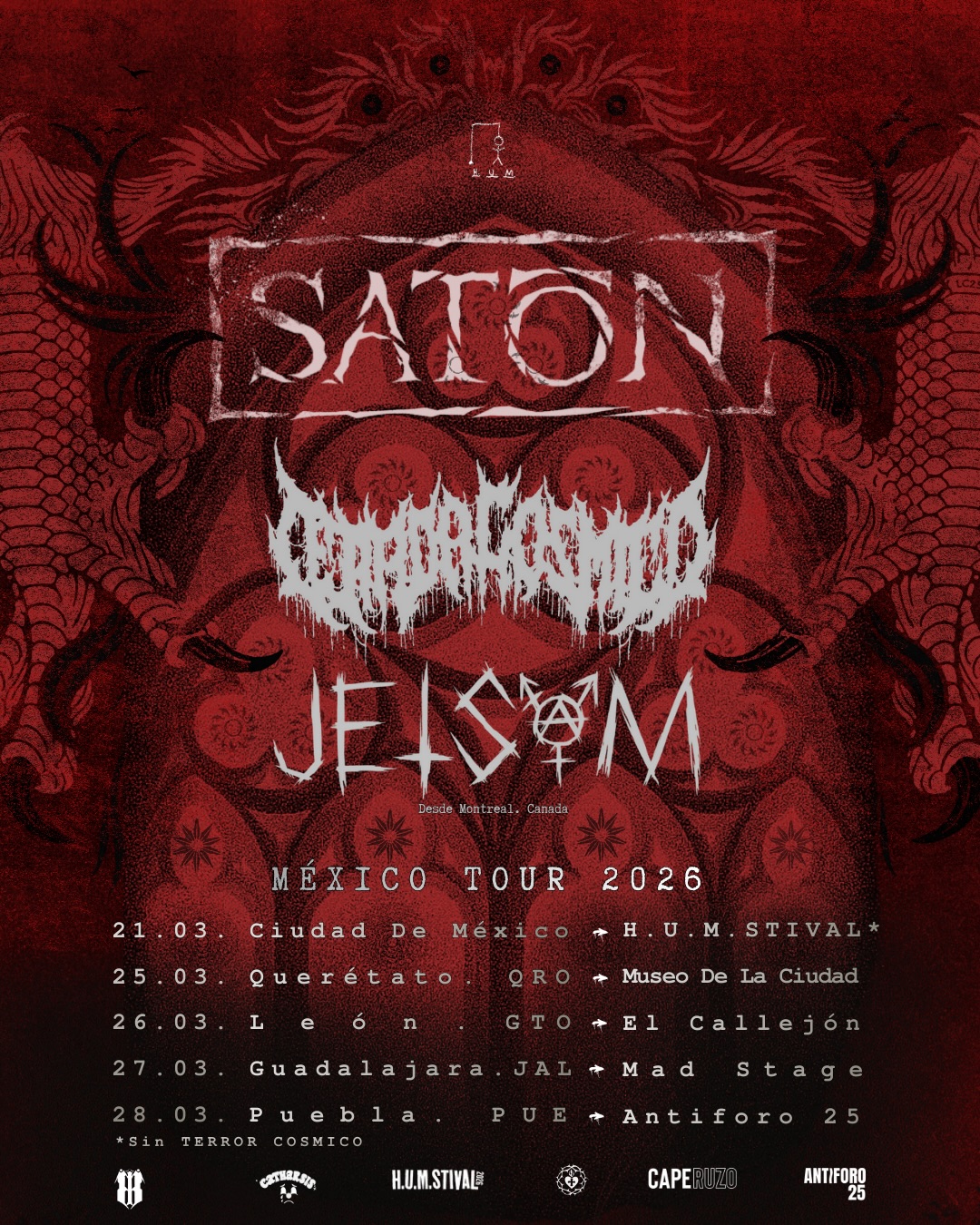 Terror Cósmico Tour Marzo 2026